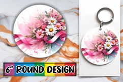 Unique Round Designs for Gifts PNG, Flowers Product Image 1