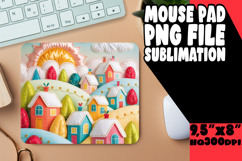 Enchanted Mouse Mat Sublimation, Holiday Product Image 1