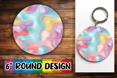 Playful Abstract Inflated Puff Sublimation Circle Designs Product Image 1