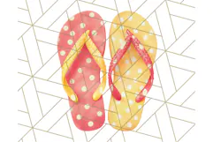 Strawberry Red Lemon Yellow Summer Clipart PNG, Summer Icons Product Image 2