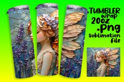 VIBRANT 20oz Tumbler Artwork for Sublimation , Fairy Product Image 1