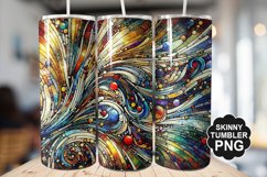 Stained On Stained Glass Tumbler Warp - Tumbler Design Product Image 1
