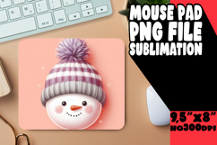 Radiant Mouse Mat Design Ideas, Snowman Product Image 1