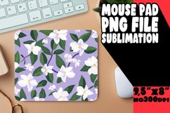 Watercolor Boho Bloom Mouse Pad Paradise Design PNG Product Image 1