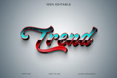 Trend PSD 3d psd text effect style editable Product Image 1