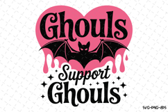 Ghouls Support Ghouls Svg | Halloween Svg | Svg Cut Files Product Image 1
