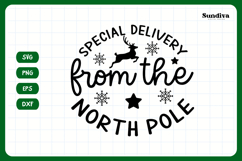 Christmas Treat Bag Quote SVG | Special Delivery Product Image 3