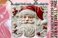 Bright Sublimation 20oz tumbler wrap, Christmas Product Image 1