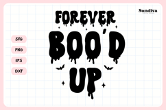 Spooky Bachelorette Party Saying SVG | Forever Boo'd Up Product Image 4