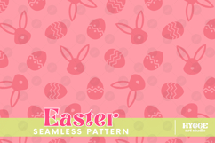 Easter Eggs Bunny Seamless Pattern PNG Sublimation Product Image 2