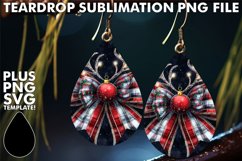 Joyful Teardrop Earrings GIFT MAGIC, Christmas Bow Product Image 1