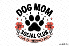 Dog Mom svg Design | Svg Files for Cricut Product Image 1