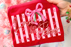 Love Like Jesus png, Valentine Christian png, Pink Jesus png Product Image 3