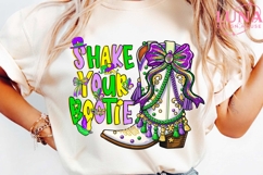 Shake Your Bootie Png, Preppy Mardi Gras Png, Brushstroke Product Image 6