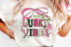 Lucky Png, St Patricks Day Png, Lucky Vibes Png, Shamrock Product Image 1