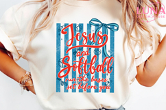 Jesus And Baseball Png, Boho Baseball Png, Baseball Png Product Image 6