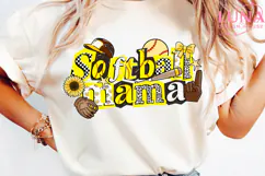 Softball Mama png, Distressed Game Day png, Softball Png Product Image 6