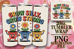 Vibrant Hearts 20oz tumbler wrap, Funny Quote Product Image 1