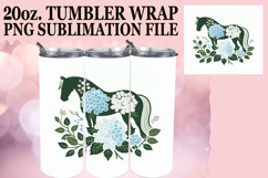 Magical Nights 20oz tumbler wrap, Flower Animals Product Image 1