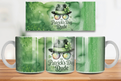 The Patrick’s Day Dude Funny Irish Hat Mug Wrap PNG Sublimat Product Image 1