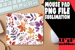 Harvest Watercolor Autumn Mouse Pad Pattern Product Image 1
