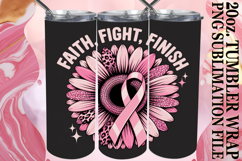JOYFUL SIPS 20oz TUMBLER WRAP, Breast Cancer Product Image 1