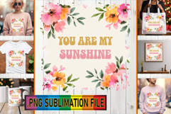 RADIANT TSHIRT Art PNG, Flower Quote Product Image 1