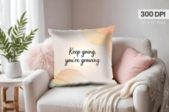 Inspirational Quotes Pillow PNG Motivational PNG Sublimation Product Image 1