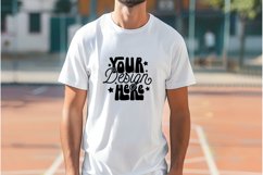 Gildan 64000 Tshirt Mockup, White Tshirt Mockup 64000 Product Image 1