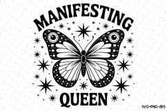 Manifesting Queen Svg | Halloween Svg | Svg Cut Files Product Image 1