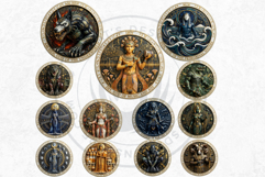 Ancient Egyptian Gods Pantheon Mythology Graphics Product Image 12