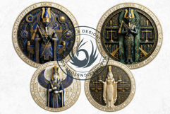 Ancient Egyptian Gods Pantheon Mythology Graphics Product Image 5