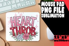 Timeless Mouse Pad Sublimation PNG, Valentines Product Image 1