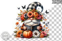 Halloween Gnome Sublimation - Clipart PNG Design Product Image 1
