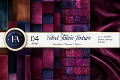 Velvet Fabric Texture Seamless Pattern Art Digital Paper Product Image 1