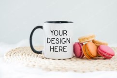 Mug Mockup 11 Oz Blank White Coffee Cup Macarons Product Image 1