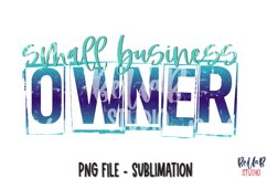 Small Business Owner Sublimation Design Product Image 1