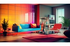 living blurred colorful interior Product Image 1