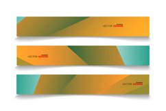 set banner abstract background . vector editable Product Image 1