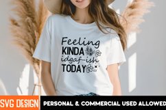 Feeling Kinda Idgaf-ish Today Sticker | Sarcastic Sticker Product Image 1