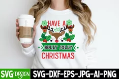 Have a Holly Jolly Christmas SVG Cut File,Christmas SVG PNG Product Image 1