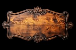 Vintage Wooden Signboard Mockup Product Image 2
