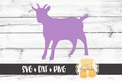 Goat - Farm Animal SVG PNG DXF Cut Files Product Image 2
