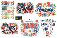 America Sublimation Design,4th of july png,American PNG Product Image 1