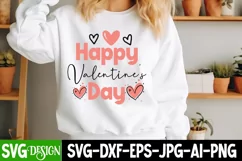 Happy Valentine’s Day SVG Design/Happy Valentine’s Day PNG Product Image 2
