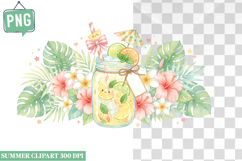 Summer Whimsical Clipart,Summer png,Beach Sublimation png Product Image 1