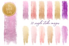 Paint Brush Stroke Clipart Vertical Product Image 3