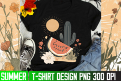 Hippie Style Summer,Minimalist Retro Shirt Design Product Image 1