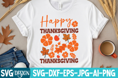 Happy Thanksgiving Svg | Thanksgiving t-Shirt Design Product Image 2