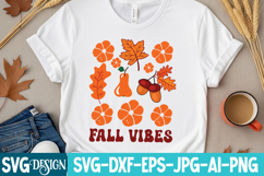 Fall Vibes SVG | Funny Fall SVG File | Fall SVG Design Product Image 2